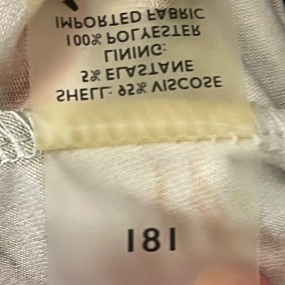 Floral A-Line Dress By Peruvian Connection size Small orange, green, brown - Picture 5 of 6